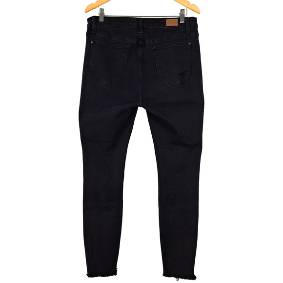 Judy Blue Jeans 15/32 Skinny Distressed Goth Grunge High Rise Casual Frayed Hem - Picture 8 of 8
